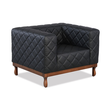 hartis ahşap ayaklı tekli ofis kanepesi