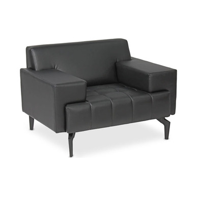 hedio siyah boyalı ayak tekli kanepe