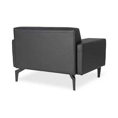 hedio siyah boyalı ayak tekli kanepe - küçük detay görsel 2