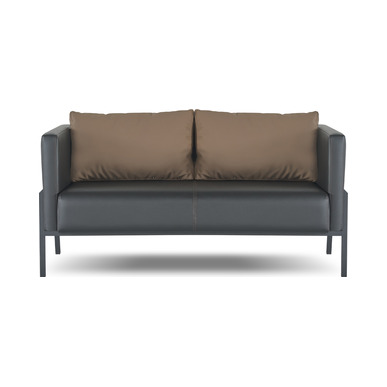 helina metal ayaklı ikili kanepe