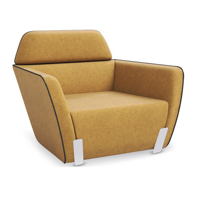 hobos krom ayaklı modern tekli kanepe