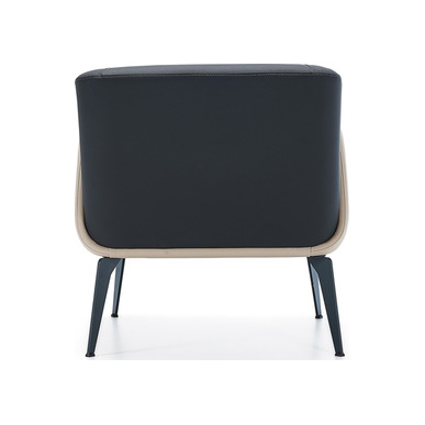 Janerio Deri Döşemeli Metal Profil Ayak Tekli Kanepe - küçük detay görsel 4 - Ofis Kanepeleri