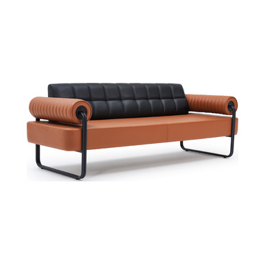 juliet silindir kol üçlü ofis kanepesi - küçük detay görsel 2