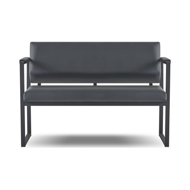 kong metal ayaklı ikili ofis kanepesi