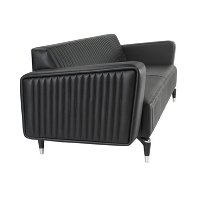 lanetary krom ayak üçlü ofis kanepesi - küçük detay görsel 2