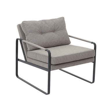 likia krom ayaklı tekli kanepe