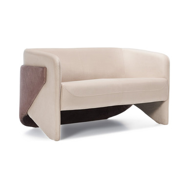 lofi kumaş döşemeli tasarım ikili ofis kanepesi