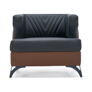 loncy deri döşemeli tasarım tekli kanepe