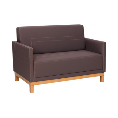 look ahşap ayaklı ikili kanepe