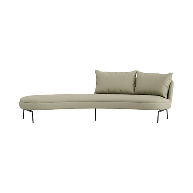 lotera dekoratif sağ kolçaklı üçlü kanepe - küçük detay görsel 2