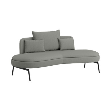 lotera minderli oval tasarım ikili kanepe