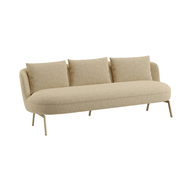 Lotera Modern Metal Ayaklı Üçlü Kanepe - küçük detay görsel 2 - Ofis Kanepeleri