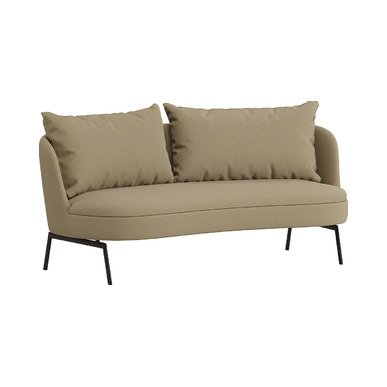 lotera oval dekoratif ikili kanepe