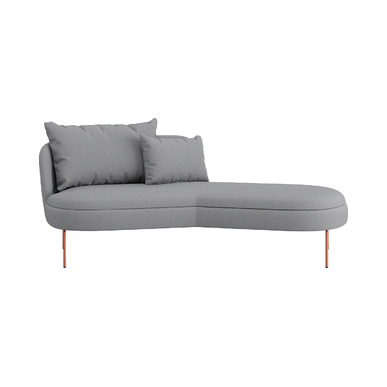 lotera sağ sırt detaylı minderli ikili kanepe