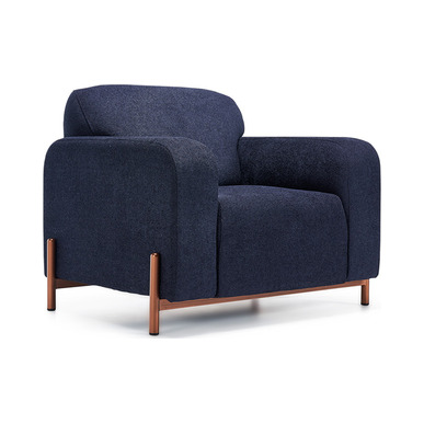 lotis kumaş döşeme boyalı metal ayak tekli kanepe - küçük detay görsel 2