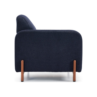 lotis kumaş döşeme boyalı metal ayak tekli kanepe - küçük detay görsel 3