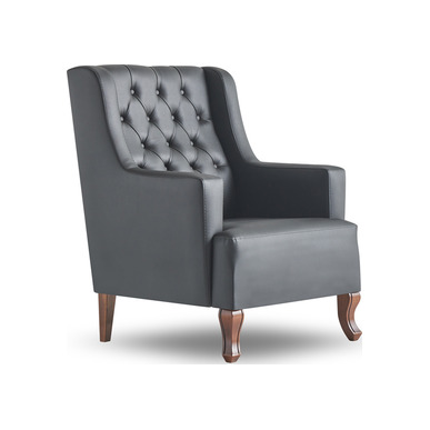 louis ahşap ayaklı tekli kanepe