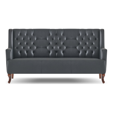 louis ahşap ayaklı üçlü kanepe