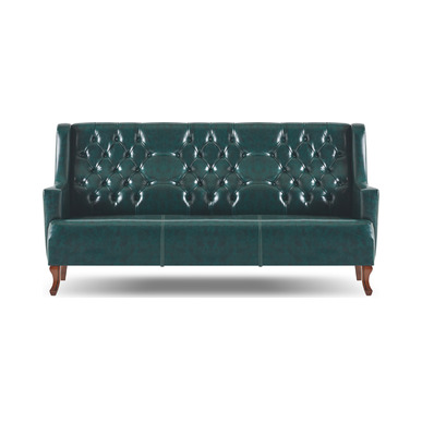 louis ahşap ayaklı üçlü kanepe - küçük detay görsel 2