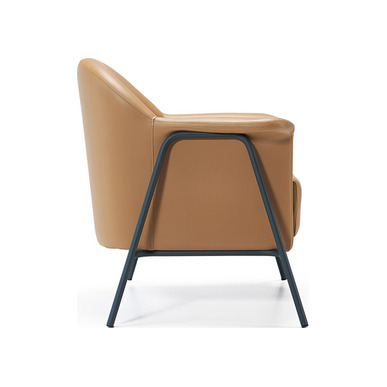 madinat deri döşemeli tasarım ayak tekli kanepe - küçük detay görsel 3