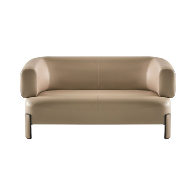 magnario deri döşemeli ikili kanepe