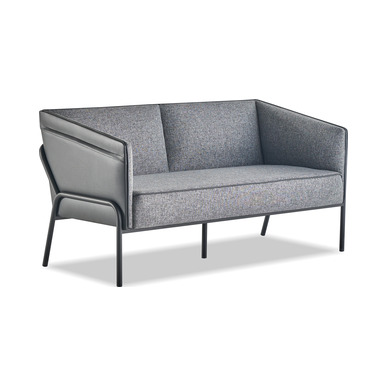 main metal profil ayaklı ikili kanepe