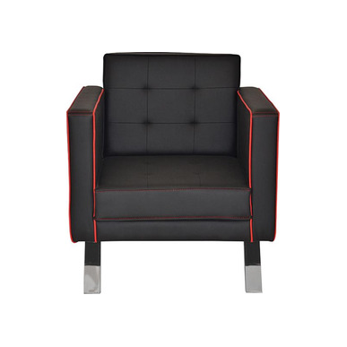 marto krom ayaklı tekli kanepe