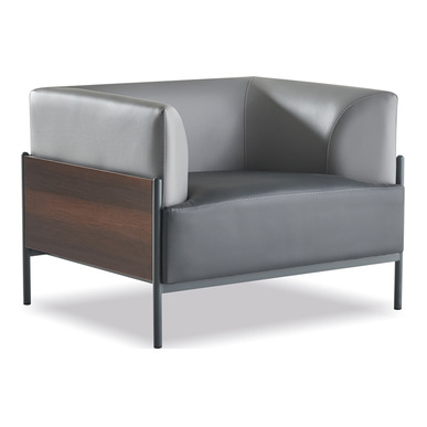 minara ahşap detaylı tekli kanepe