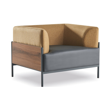 Minara Ahşap Detaylı Tekli Kanepe - küçük detay görsel 2 - Ofis Kanepeleri