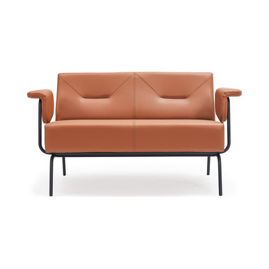 mitter metal detaylı ikili ofis kanepesi