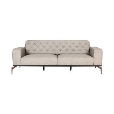 navit kapitoneli metal ayak ikili kanepe