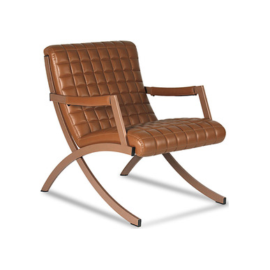 nimero metal boyalı kol ayak deri döşemeli tekli kanepe - küçük detay görsel 2