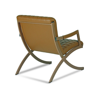 nimero metal boyalı kol ayak deri döşemeli tekli kanepe - küçük detay görsel 4