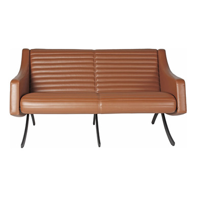 nimero plus boyalı ayak döşeme kol derili ikili kanepe