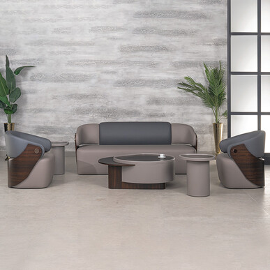 noona ahşap detaylı tasarım kanepe takımı