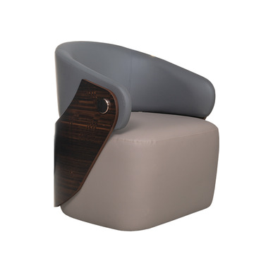 noona ahşap detaylı tasarım tekli ofis kanepesi - küçük detay görsel 3