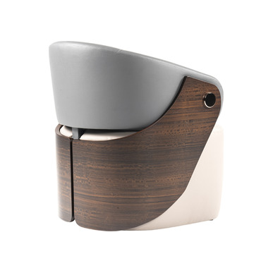 noona ahşap detaylı tasarım tekli ofis kanepesi - küçük detay görsel 2