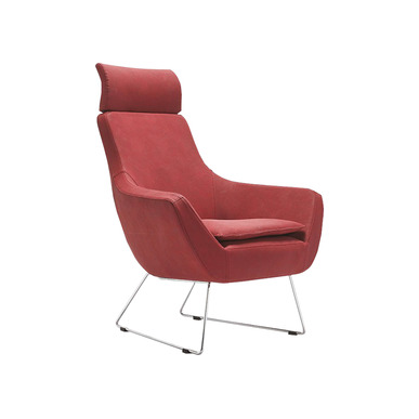 ponix başlıklı metal ayaklı modern berjer