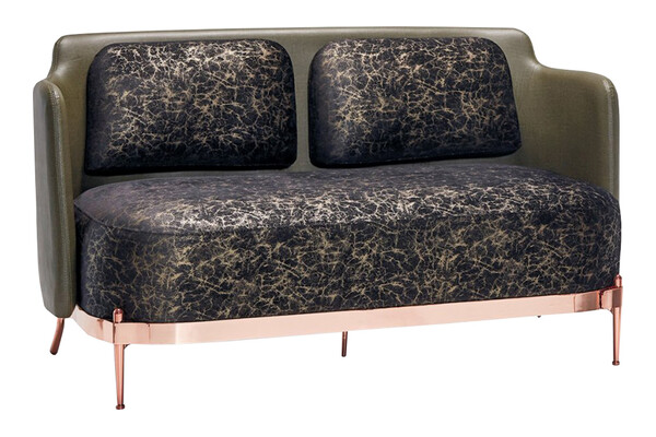 quadin ikili boyalı ayak kanepe