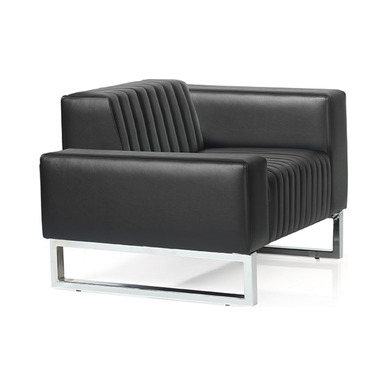 relief krom metal ayak tekli kanepe