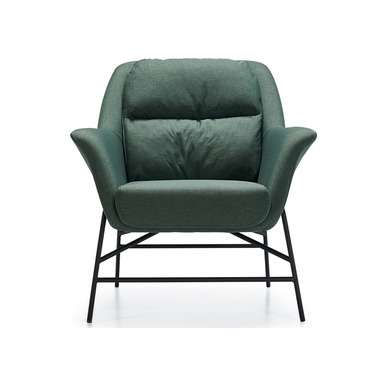 remoin kumaş döşemeli minderli boru ayak tekli kanepe