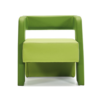 reyes deri döşemeli tasarım tekli kanepe - küçük detay görsel 2