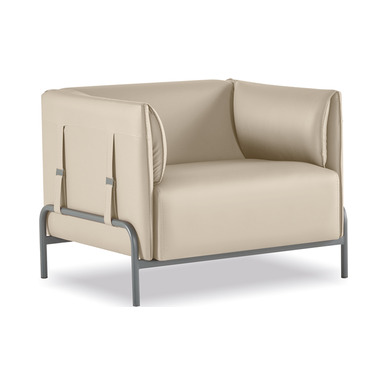 rhone deri döşemeli tekli kanepe - küçük detay görsel 2