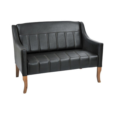 sambia ahşap ayaklı ikili kanepe