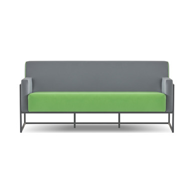 sebaste metal ayaklı üçlü ofis kanepesi