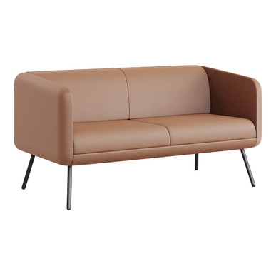 seira metal ayaklı ikili ofis kanepesi