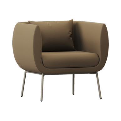 seja metal ayaklı minderli tekli kanepe