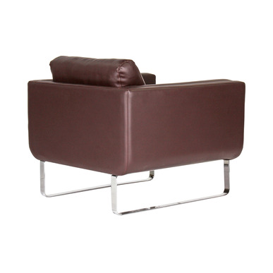 sharp krom ayak deri döşeme tekli kanepe - küçük detay görsel 2