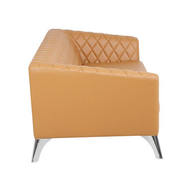 Shut Krom Ayak Sırt Motifli Üçlü Kanepe - küçük detay görsel 2 - Ofis Kanepeleri