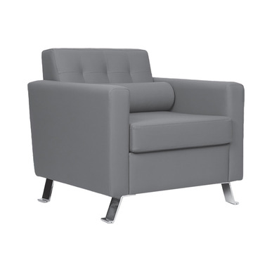 silvers krom ayaklı tekli kanepe